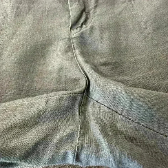 Cynthis Rowley Linen Gray Pants (215) - Picture 8 of 13